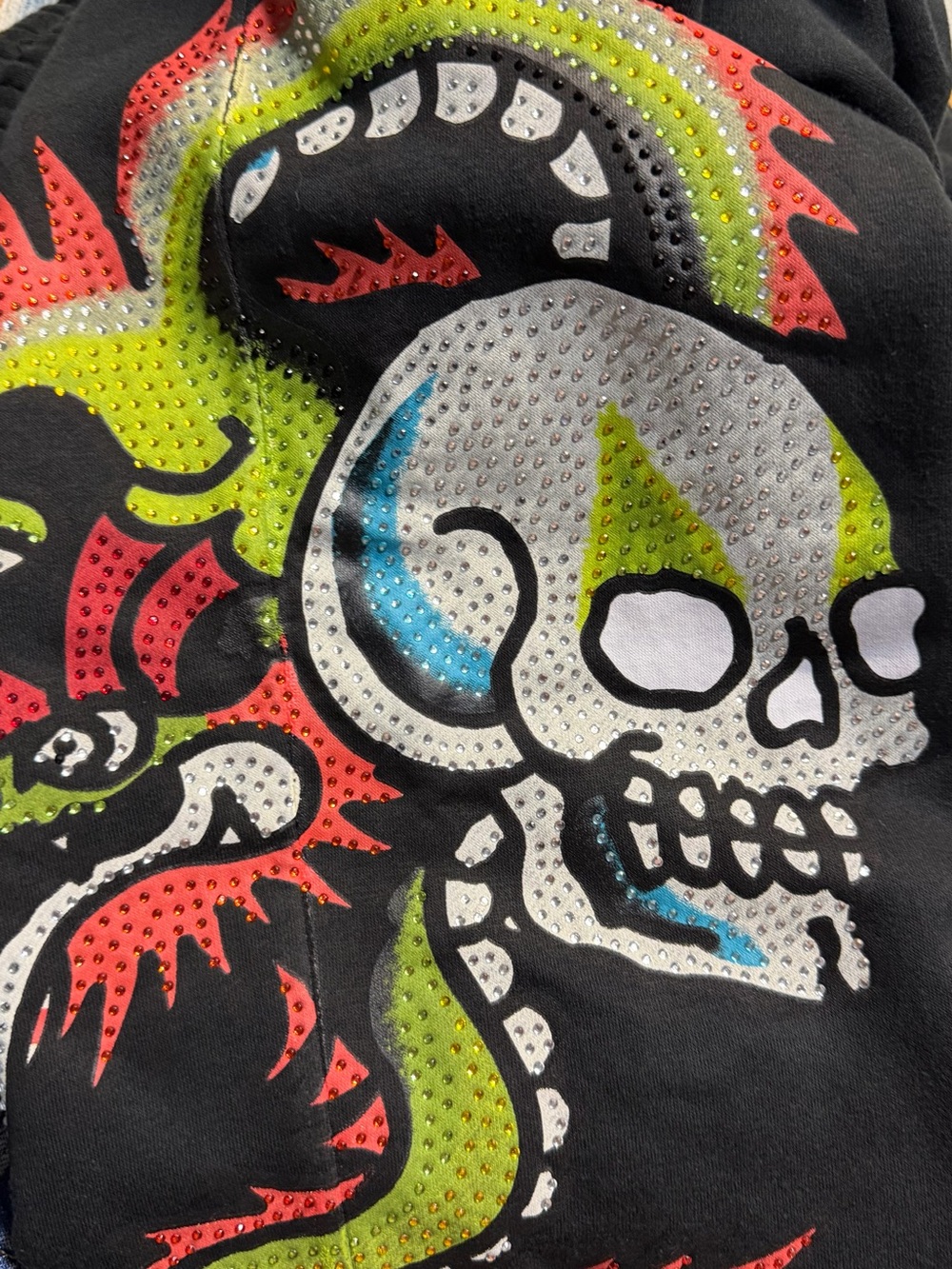 Ed Hardy black sweatpants XXL NWT
